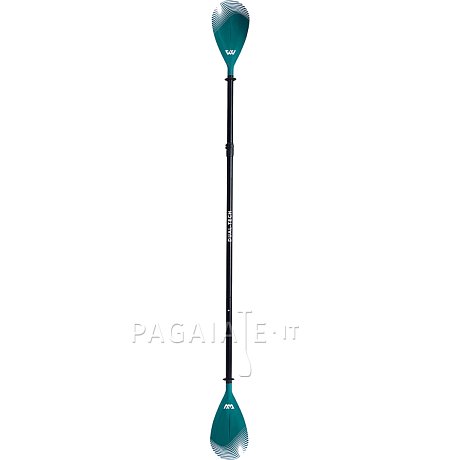 Pagaia AQUA MARINA Dual - Tech Combo in 4 sezioni per SUP o KAYAK gonfiabili modello 2024