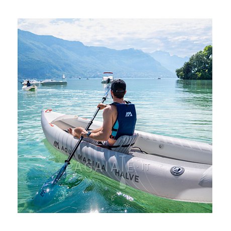Pagaia AQUA MARINA KP-2 TRANSPARENT modello 2024 - pagaia per kayak in fibra di vetro