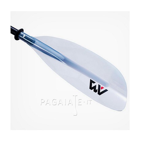 Pagaia AQUA MARINA KP-2 TRANSPARENT modello 2024 - pagaia per kayak in fibra di vetro
