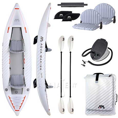 Kayak AQUA MARINA HALVE 2024 - kayak gonfiabile 1/2 posti