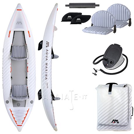 Kayak AQUA MARINA HALVE 2024 - kayak gonfiabile 1/2 posti