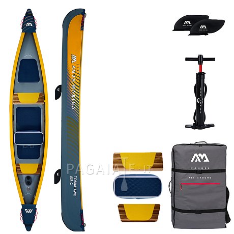 Canoa AQUA MARINA Tomahawk AIR-C modello 2024 - canoa gonfiabile 3 posti