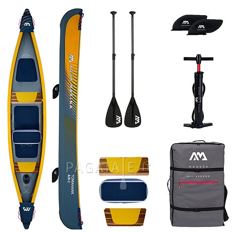 Canoa AQUA MARINA Tomahawk AIR-C modello 2024 - canoa gonfiabile 3 posti