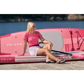 Shorts donna PADDLEBOARDING PINK taglio comodo