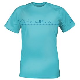 T-shirt uomo PADDLEBOARDING LIGHT BLUE lycra manica corta