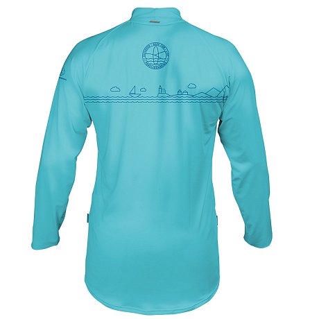 T-shirt uomo PADDLEBOARDING LIGHT BLUE lycra manica lunga