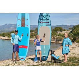 T-shirt uomo PADDLEBOARDING LIGHT BLUE lycra manica lunga