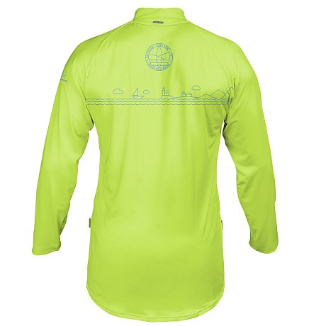 T-shirt uomo PADDLEBOARDING VERDE NEON lycra manica lunga