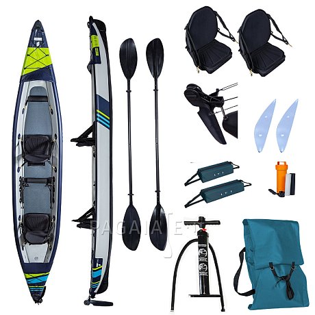 Kayak TAHE Breeze Full HP2 PRO - kayak gonfiabile 2 posti con timone