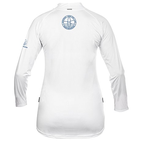 T-shirt donna  PADDLEBOARDING STAMP WHITE lycra manica lunga