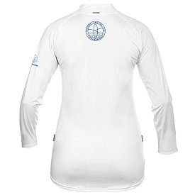 T-shirt donna  PADDLEBOARDING STAMP WHITE lycra manica lunga