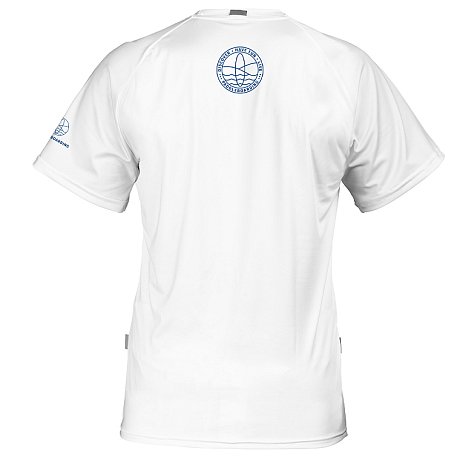 T-shirt uomo PADDLEBOARDING STAMP WHITE lycra manica corta