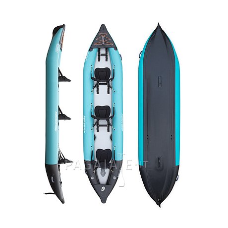 Kayak AQUADESIGN Koloa 400 - kayak gonfiabile 3 posti