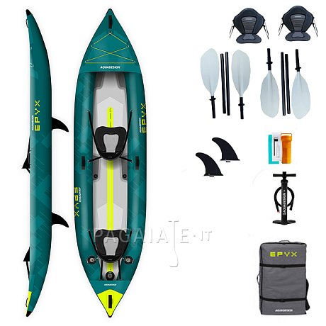 Kayak AQUADESIGN EPYX - kayak gonfiabile 2 posti