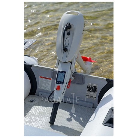 Motore fuoribordo elettrico WOLONG ​FLOWSTAR 1,5 kW con gambo S e batteria