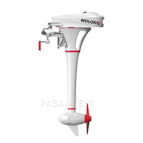 Motore fuoribordo elettrico WOLONG ​FLOWSTAR 1,5 kW con gambo S e batteria