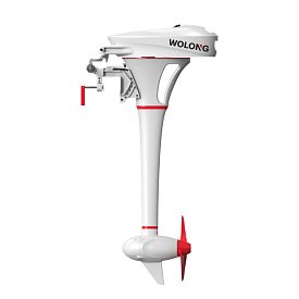 Motore fuoribordo elettrico WOLONG ​FLOWSTAR 1,5 kW con gambo S e batteria