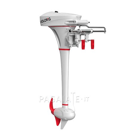 Motore fuoribordo elettrico WOLONG ​FLOWSTAR 1,5 kW con gambo S e batteria