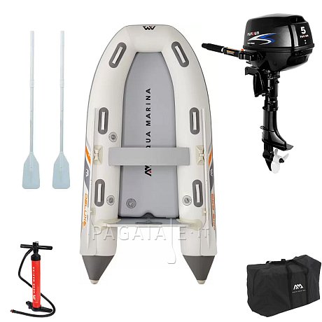 Gomone AQUA MARINA U-DeLuxe 2,98m AD - gommone gonfiabile con pavimento in drop-stitch
