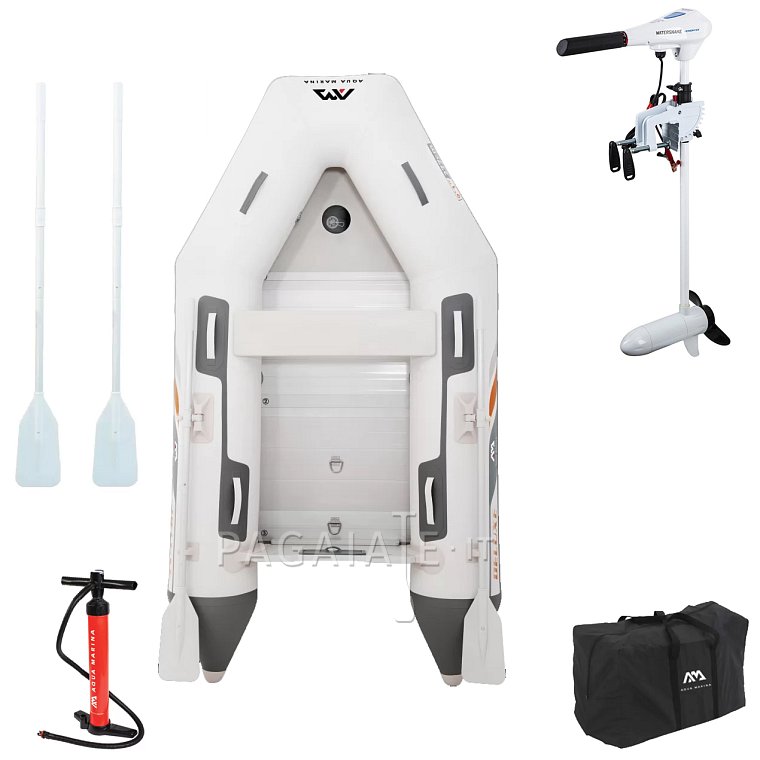 Gommone AQUA MARINA A-DeLuxe 2,77m WF - gommone gonfiabile con pavimento in legno