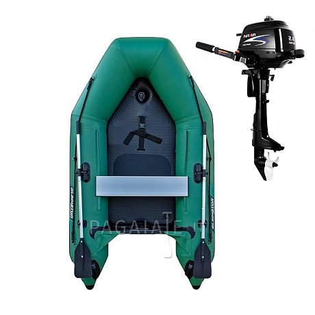 Gommone GLADIATOR AK260AD green - gommone gonfiabile con pavimento in drop-stitch