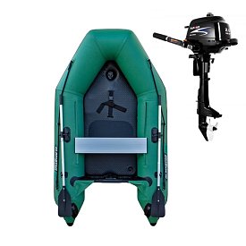 Gommone GLADIATOR AK260AD green - gommone gonfiabile con pavimento in drop-stitch