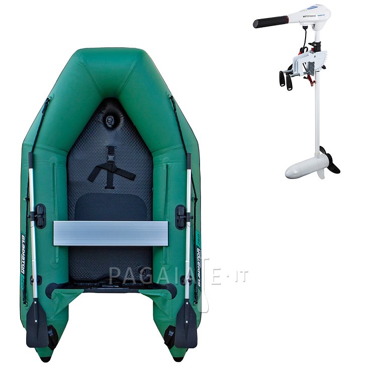 Gommone GLADIATOR AK260AD green - gommone gonfiabile con pavimento in drop-stitch