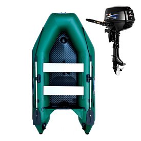 Gommone GLADIATOR LIGHT AK280AD green - gommone con pavimento in drop-stitch