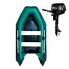 Gommone GLADIATOR LIGHT AK280AD green - gommone con pavimento in drop-stitch