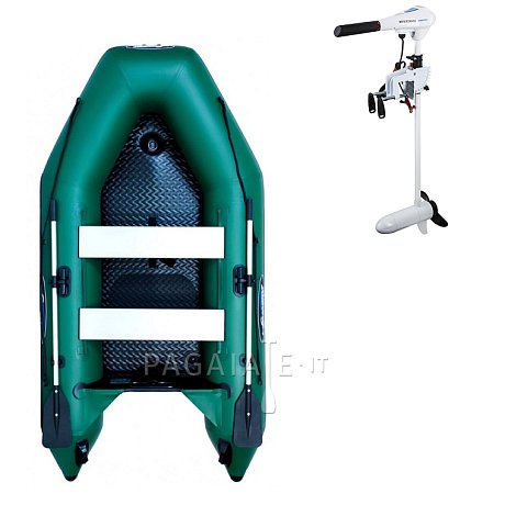 Gommone GLADIATOR LIGHT AK280AD green - gommone con pavimento in drop-stitch