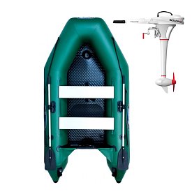 Gommone GLADIATOR LIGHT AK280AD green - gommone con pavimento in drop-stitch