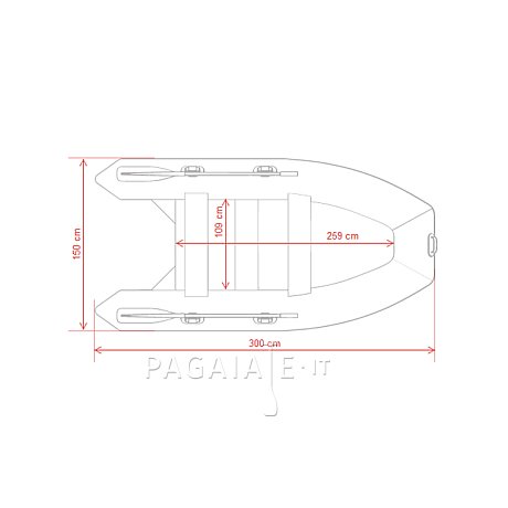 Gommone GLADIATOR LIGHT AK300WF green - gommone gonfiabile con pavimento in legno
