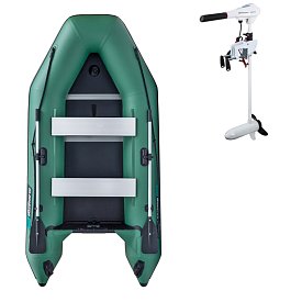Gommone GLADIATOR LIGHT AK300WF green - gommone gonfiabile con pavimento in legno