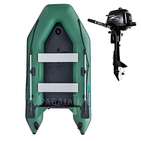 Gommone GLADIATOR LIGHT AK300AD green - gommone gonfiabile con pavimento in drop-stitch