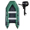 Gommone GLADIATOR LIGHT AK300AD green - gommone gonfiabile con pavimento in drop-stitch