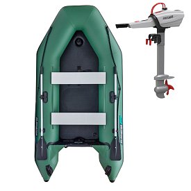 Gommone GLADIATOR LIGHT AK300AD green - gommone gonfiabile con pavimento in drop-stitch