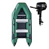 Gommone GLADIATOR LIGHT AK320WF green - gommone gonfiabile con pavimento in legno