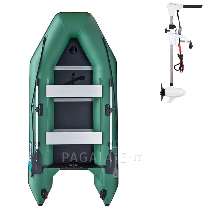 Gommone GLADIATOR LIGHT AK320WF green - gommone gonfiabile con pavimento in legno