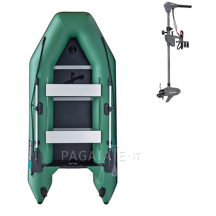 Gommone GLADIATOR LIGHT AK320WF green - gommone gonfiabile con pavimento in legno