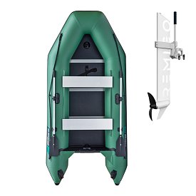 Gommone GLADIATOR LIGHT AK320WF green - gommone gonfiabile con pavimento in legno