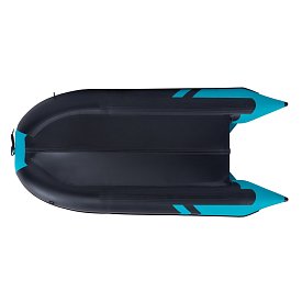 Gommone GLADIATOR CLASSIC B330AD black turquoise - gommone gonfiabile con pavimento in drop-stitch