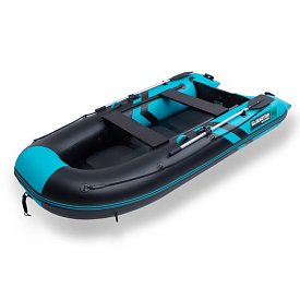 Gommone GLADIATOR CLASSIC B330AD black turquoise - gommone gonfiabile con pavimento in drop-stitch