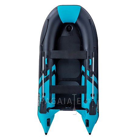 Gommone GLADIATOR CLASSIC B330AD black turquoise - gommone gonfiabile con pavimento in drop-stitch