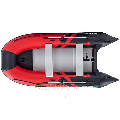 Gommone GLADIATOR CLASSIC B330AL red black - gommone gonfiabile con pavimento in alluminio