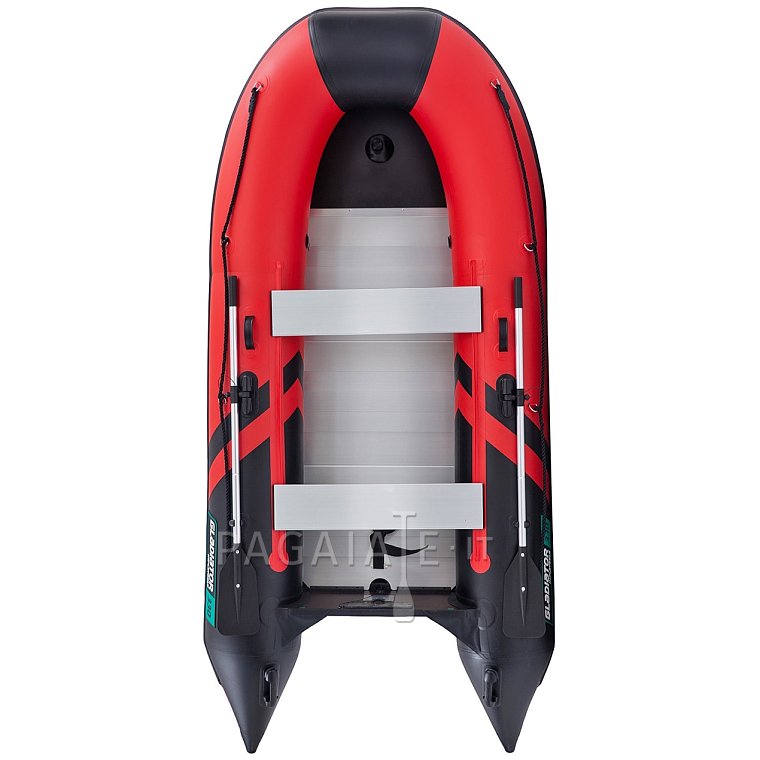 Člun GLADIATOR CLASSIC B330AL red black - nafukovací člun s hliníkovou podlahou