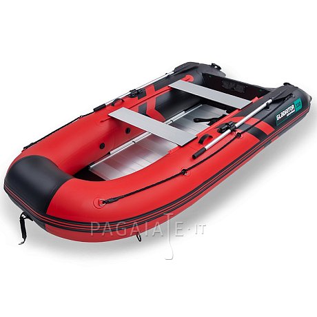 Gommone GLADIATOR CLASSIC B330AL red black - gommone gonfiabile con pavimento in alluminio