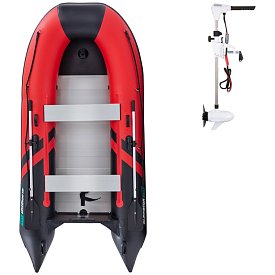 Gommone GLADIATOR CLASSIC B330AL red black - gommone gonfiabile con pavimento in alluminio