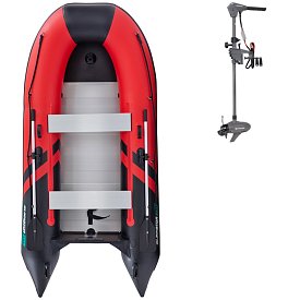 Gommone GLADIATOR CLASSIC B330AL red black - gommone gonfiabile con pavimento in alluminio