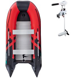 Gommone GLADIATOR CLASSIC B330AL red black - gommone gonfiabile con pavimento in alluminio