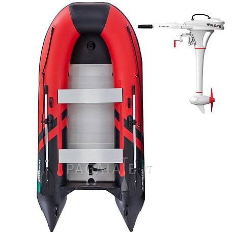 Gommone GLADIATOR CLASSIC B330AL red black - gommone gonfiabile con pavimento in alluminio